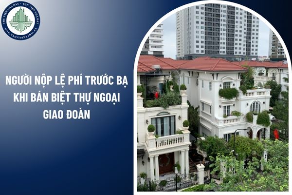 Ai là người nộp lệ phí trước bạ khi bán biệt thự Ngoại Giao Đoàn?