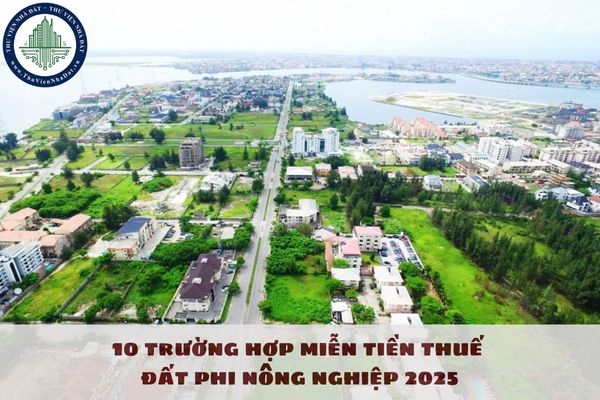 10 trường hợp miễn tiền thuế đất phi nông nghiệp 2025