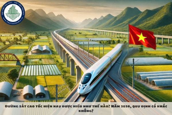 Đường sắt cao tốc hiện nay được hiểu như thế nào? Năm 2026, quy định có khác không?