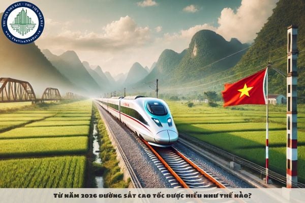 Từ năm 2026 đường sắt cao tốc được hiểu như thế nào?