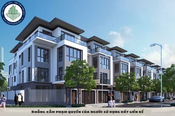Không xâm phạm quyền của người sử dụng đất liền kề có phải là nguyên tắc sử dụng đất?