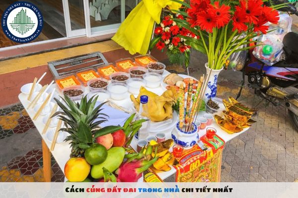 Cách cúng đất đai trong nhà chi tiết nhất
