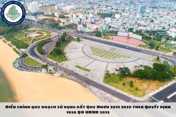 Điều chỉnh quy hoạch sử dụng đất Quy Nhơn 2021 2030 theo Quyết định 1654 QĐ UBND 2025