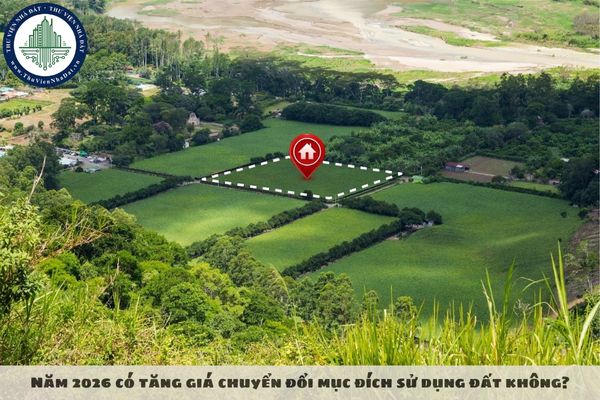 Năm 2026 có tăng giá chuyển đổi mục đích sử dụng đất không?