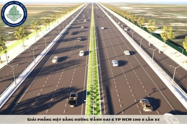 Giải phóng mặt bằng đường Vành đai 4 TP HCM cho 8 làn xe