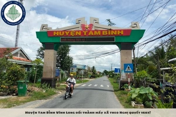 Huyện Tam Bình Vĩnh Long đổi thành mấy xã theo Nghị quyết 1687?