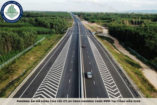 Phương án mở rộng Cao tốc CT.01 theo phương thức PPP tại Công văn 7370