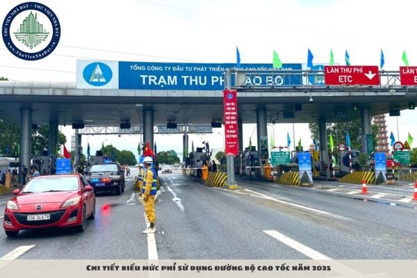 Chi tiết biểu mức phí sử dụng đường bộ cao tốc năm 2025