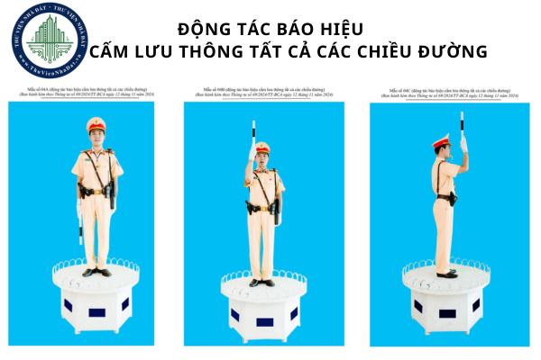 Âm hiệu còi và động tác chỉ huy của cảnh sát giao thông từ năm 2025