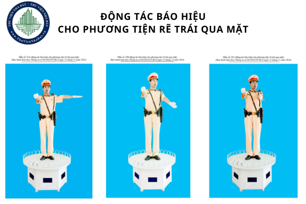 Âm hiệu còi và động tác chỉ huy của cảnh sát giao thông từ năm 2025