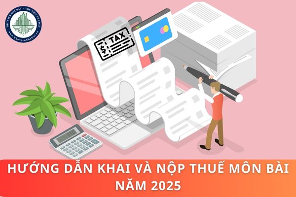 Hướng dẫn khai và nộp thuế môn bài năm 2025