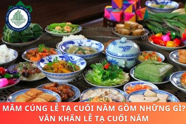 Mâm cúng lễ tạ cuối năm gồm những gì? Văn khấn lễ tạ cuối năm