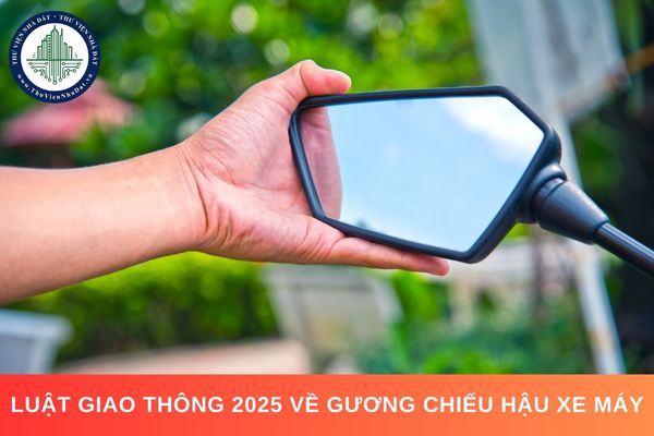 Luật Giao thông 2025 về gương chiếu hậu xe máy