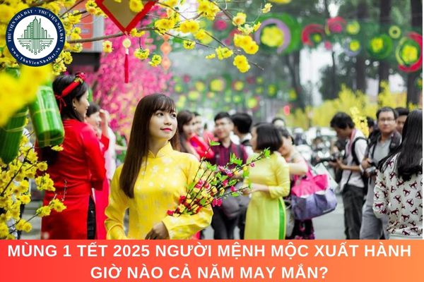 Mùng 1 Tết 2025 người mệnh Mộc xuất hành giờ nào cả năm may mắn?