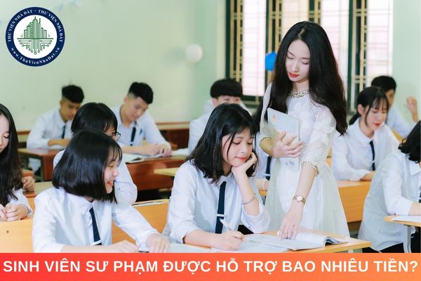 Sinh viên sư phạm được hỗ trợ bao nhiêu tiền?