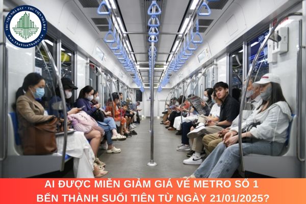 Ai được miễn giảm giá vé Metro số 1 Bến Thành Suối Tiên từ ngày 21/01/2025?