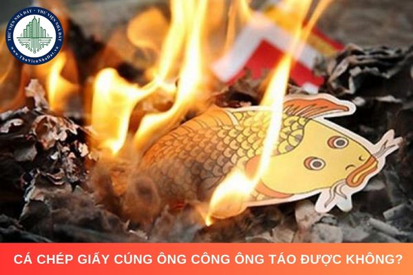 Cá chép giấy cúng ông Công ông Táo được không?