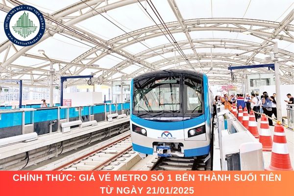 Chính thức: Giá vé Metro số 1 Bến Thành Suối Tiên từ ngày 21/01/2025