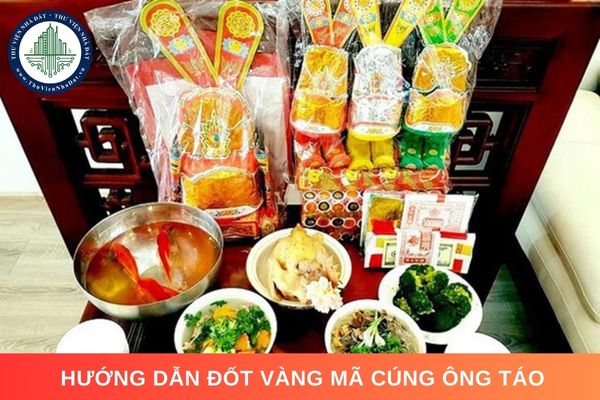 Hướng dẫn đốt vàng mã cúng ông Táo. Bộ vàng mã cúng ông Táo gồm những gì?