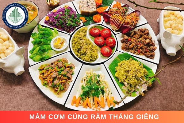 Mâm cơm cúng rằm tháng Giêng gồm những gì? Cách bày mâm cơm cúng rằm tháng Giêng