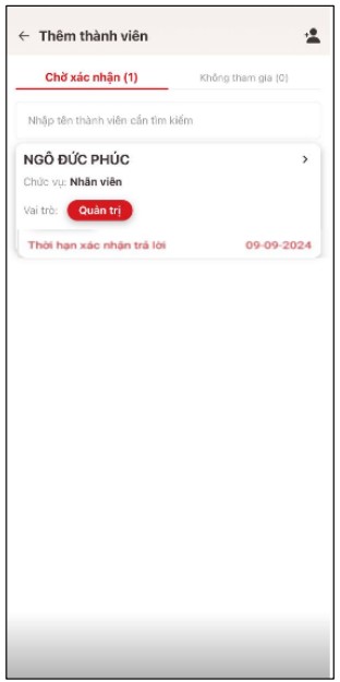 Hướng dẫn thêm thành viên vào tài khoản định danh doanh nghiệp