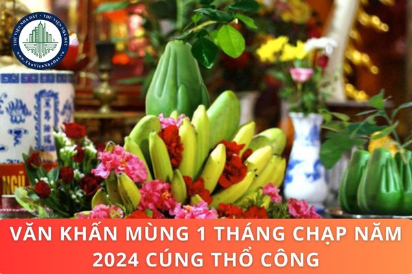 Văn khấn mùng 1 tháng Chạp năm 2024 cúng Thổ công