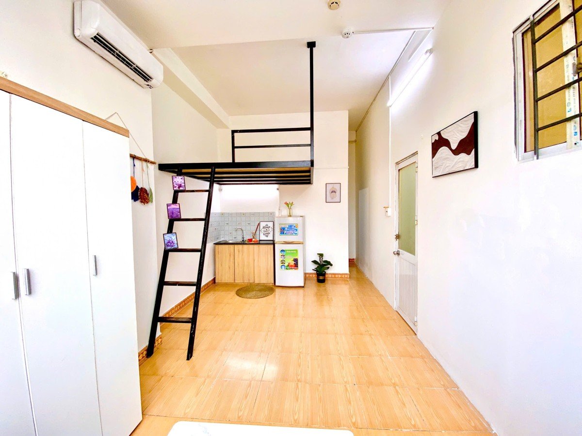 Phòng trọ mới sach sẽ, đầy đủ nội thất cho Tân Sinh Viên, Nơ Trang Long, Bình Thạnh, giá rẻ