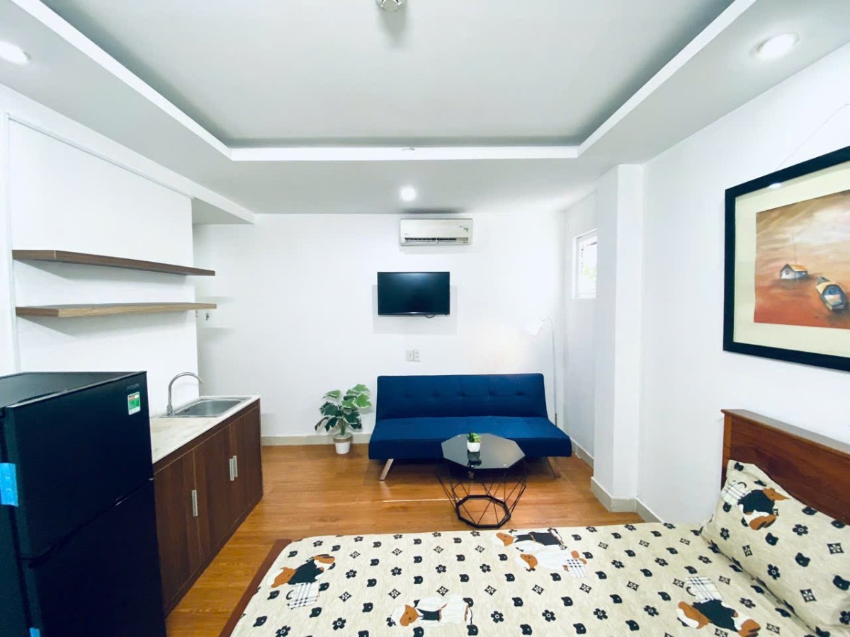 Cho thuê studio 40m2 đường Lưu Nhân Chú quận Tân Bình đầy đủ nội thất