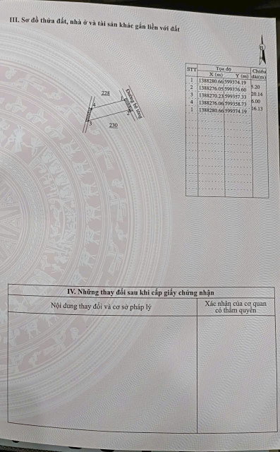 Cần bán lô đất thổ cư 93.3m2 tại xã Ninh Thọ, thị xã Ninh Hòa, giá chỉ 550 triệu