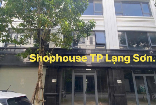 Mua bán Shophouse 4 tầng 78,75m² tại Diamond Park Lạng Sơn - Giá chỉ 4,5 tỷ, cơ hội đầu tư tuyệt vời