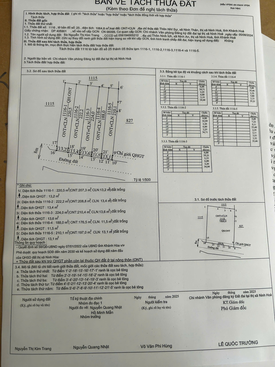 Mua bán đất thổ cư 224m² giá chỉ 370 triệu tại Xã Ninh Thân - Thị xã Ninh Hòa, Khánh Hòa