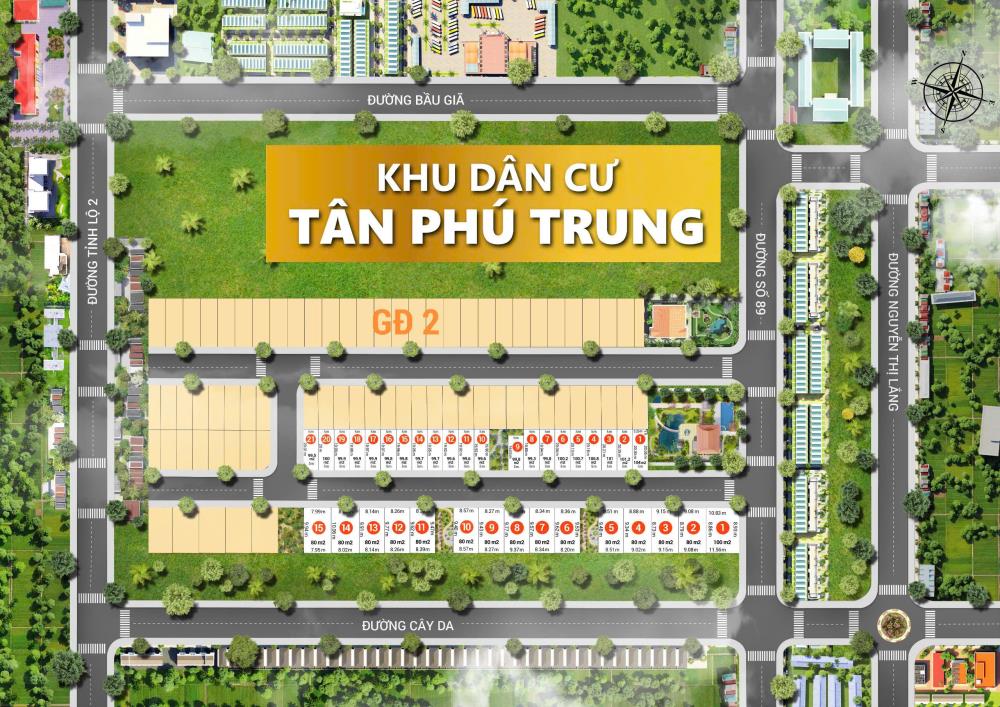 Đầu tư đất nền dự án 104m2 Vinhomes Củ Chi chỉ 2 tỷ, pháp lý rõ ràng và tiện ích đầy đủ