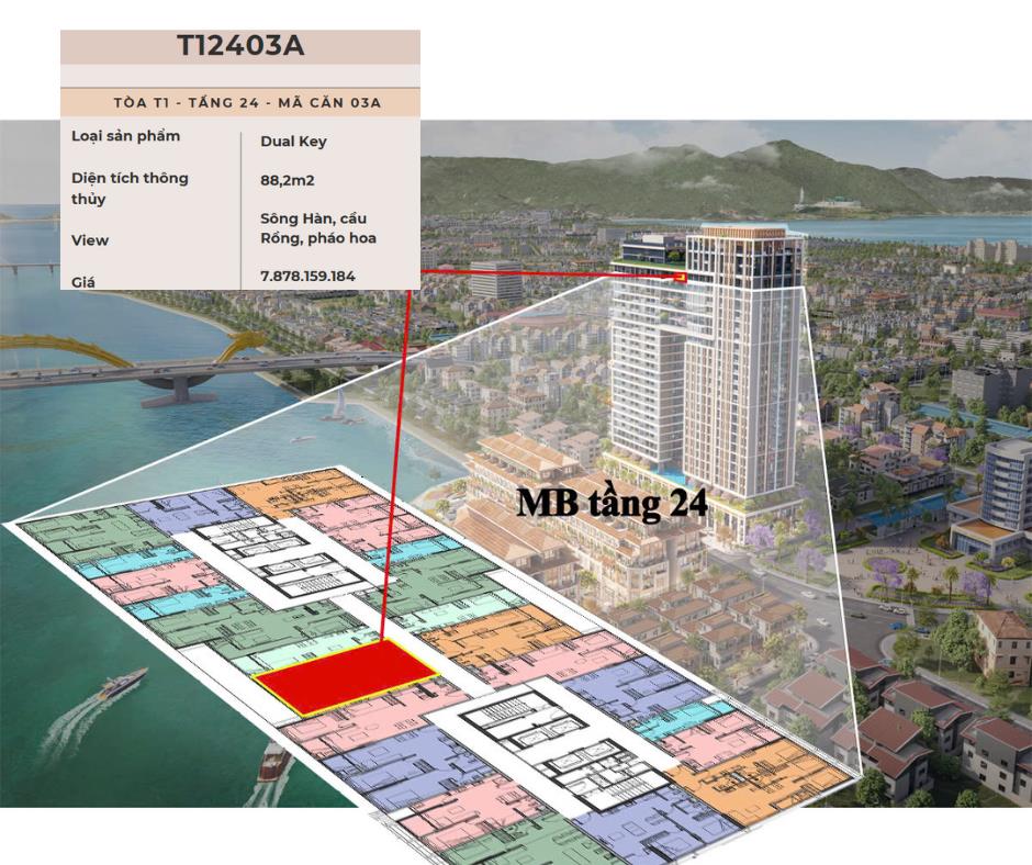 Cần mua căn hộ 3 phòng ngủ 88,2m² mặt tiền đường Trần Hưng Đạo, Q. Sơn Trà, Đà Nẵng - Ưu đãi lớn, view đắt giá