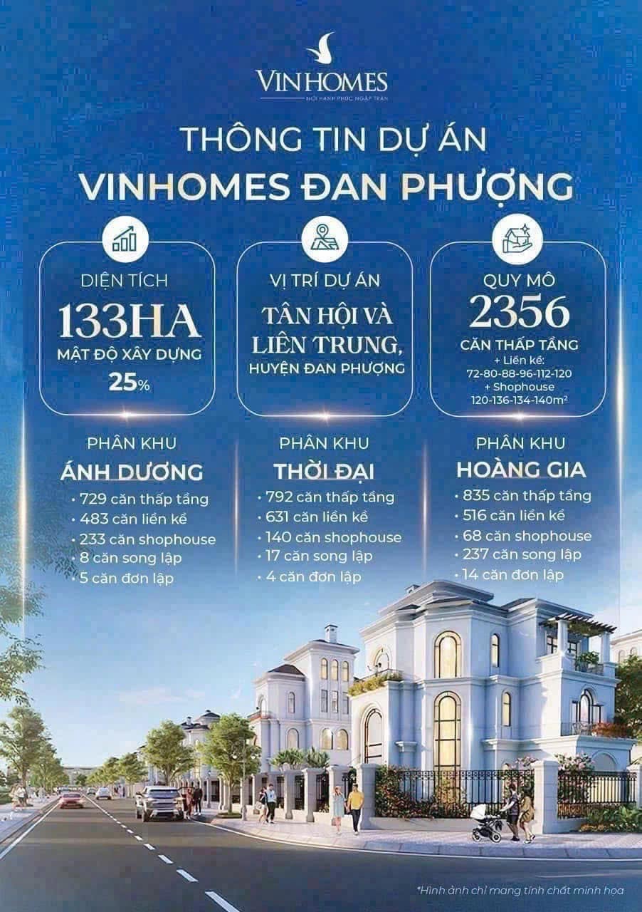 Mua bán shophouse 72m2 Vinhomes Wonder Park Đan Phượng Hà Nội - Tiện ích hấp dẫn và pháp lý rõ ràng