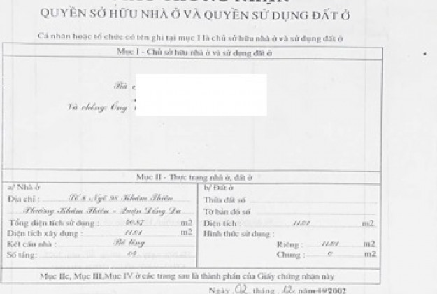 Cơ hội sở hữu nhà riêng 15m2 tại Khâm Thiên, Đống Đa, Hà Nội – Giá chỉ 2,5 tỷ đồng, liên hệ ngay!