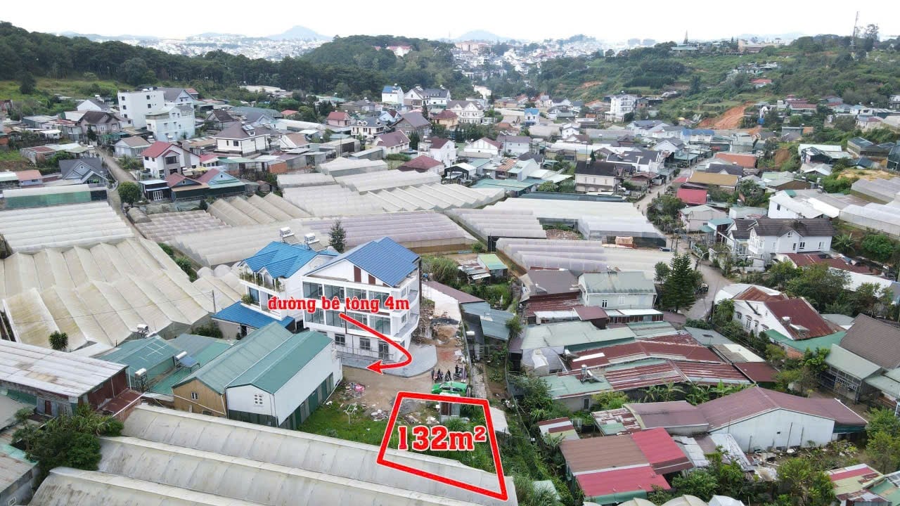 Bán đất mặt tiền Nguyễn Đình Quân 132m2 phường 5 Đà Lạt tiện xây dựng