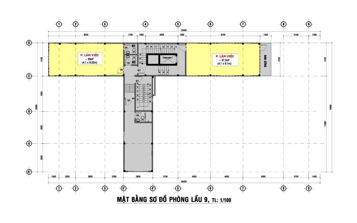 Cho thuê văn phòng 80m2 101 Võ Văn Tần Ninh Kiều Cần Thơ view đẹp