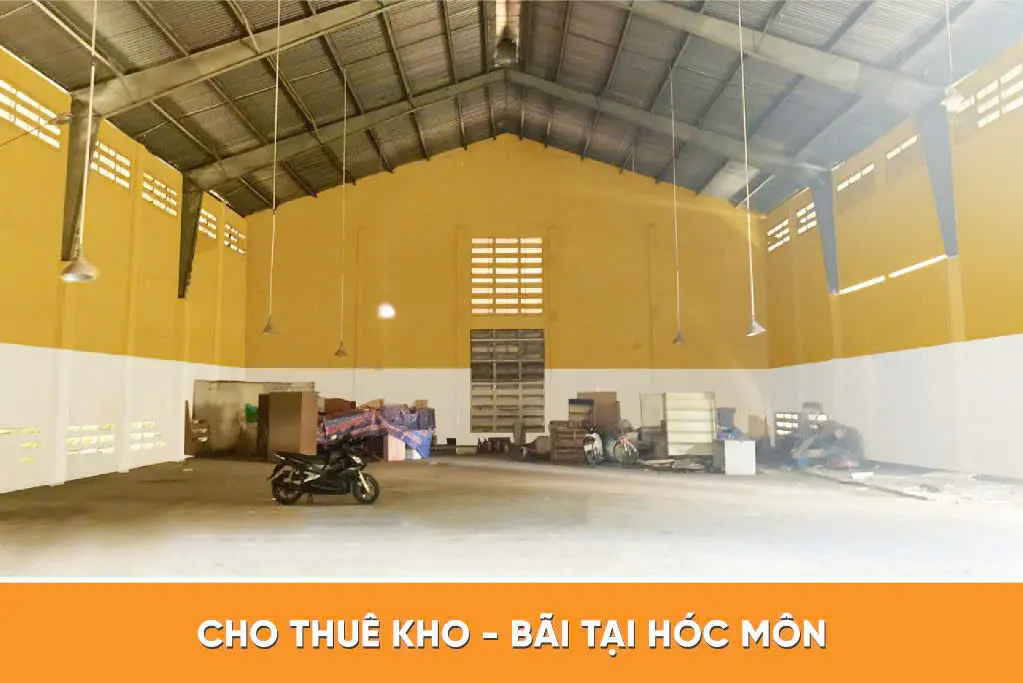 Cho thuê kho, nhà xưởng 2600m2 tại 3/25 Trần Khắc Chân, Hóc Môn, TP.HCM nhiều tiện ích