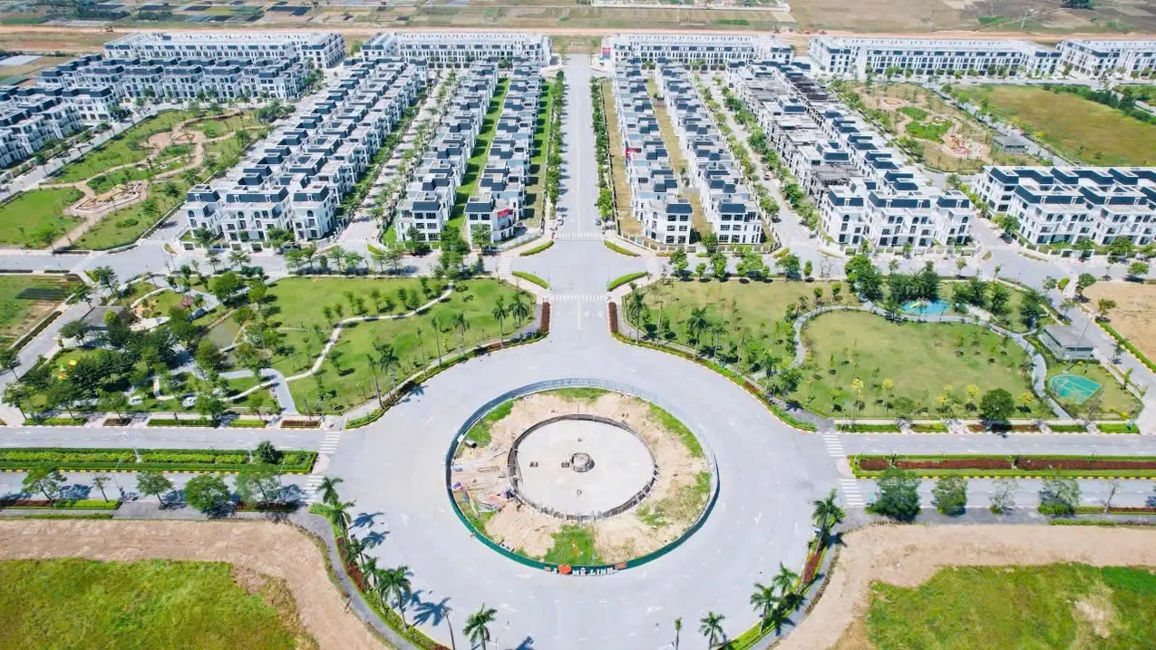 Bán biệt thự nhà liền kề 268m2 đường 23B Mê Linh Hà Nội tiện ích hiện đại