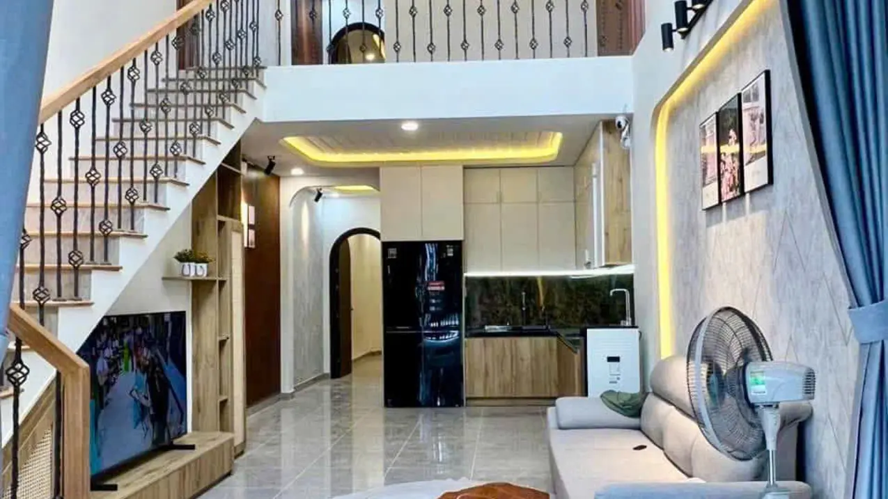 Bán nhà riêng 1 trệt 1 lửng 4x17 Lê Văn Khương Quận 12 tặng nội thất cao cấp