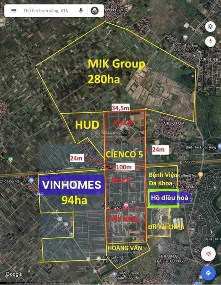 Bán nhà biệt thự liền kề 100m² xã Tiền Phong huyện Mê Linh giá thỏa thuận