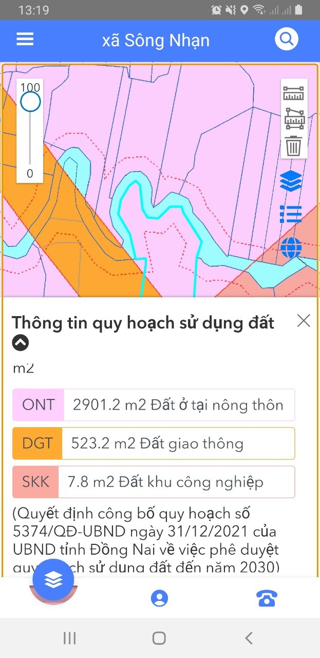 Bán đất thổ cư 3432,2 m2 mặt tiền đường 780B Sông Nhạn Cẩm Mỹ Đồng Nai tiềm năng phát triển