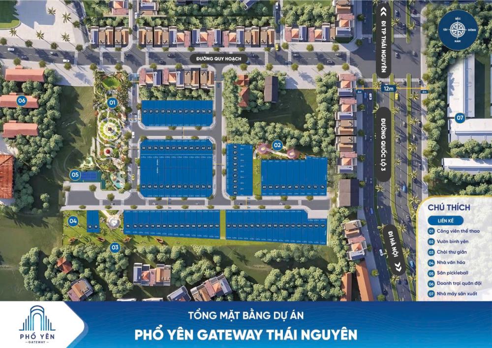 Bán đất nền giá rẻ tp.phổ yên - thái nguyên