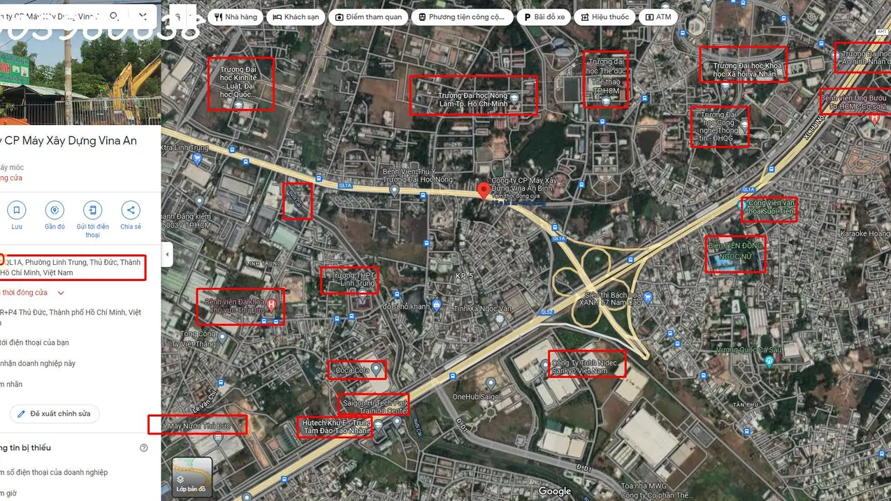 Hot- 1000m2 đất mặt tiền q.lộ 1a - đối diện khu Đh Nông Lâm , cách ga metro thủ đức chỉ 300m