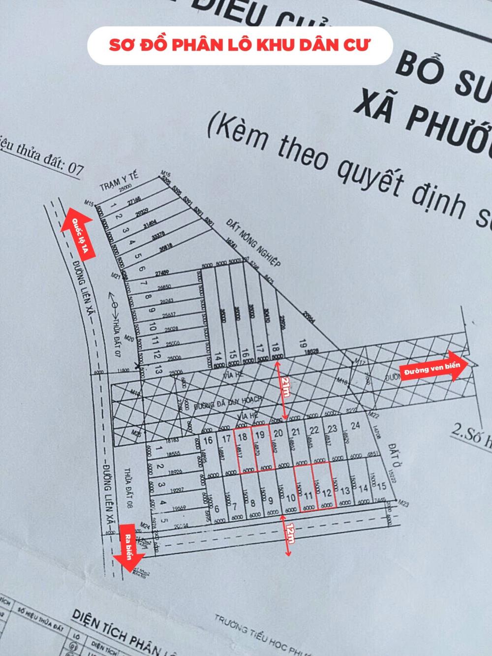 Đất biển tuy phong, bình thuận sổ hồng riêng  gần biển 5 phút