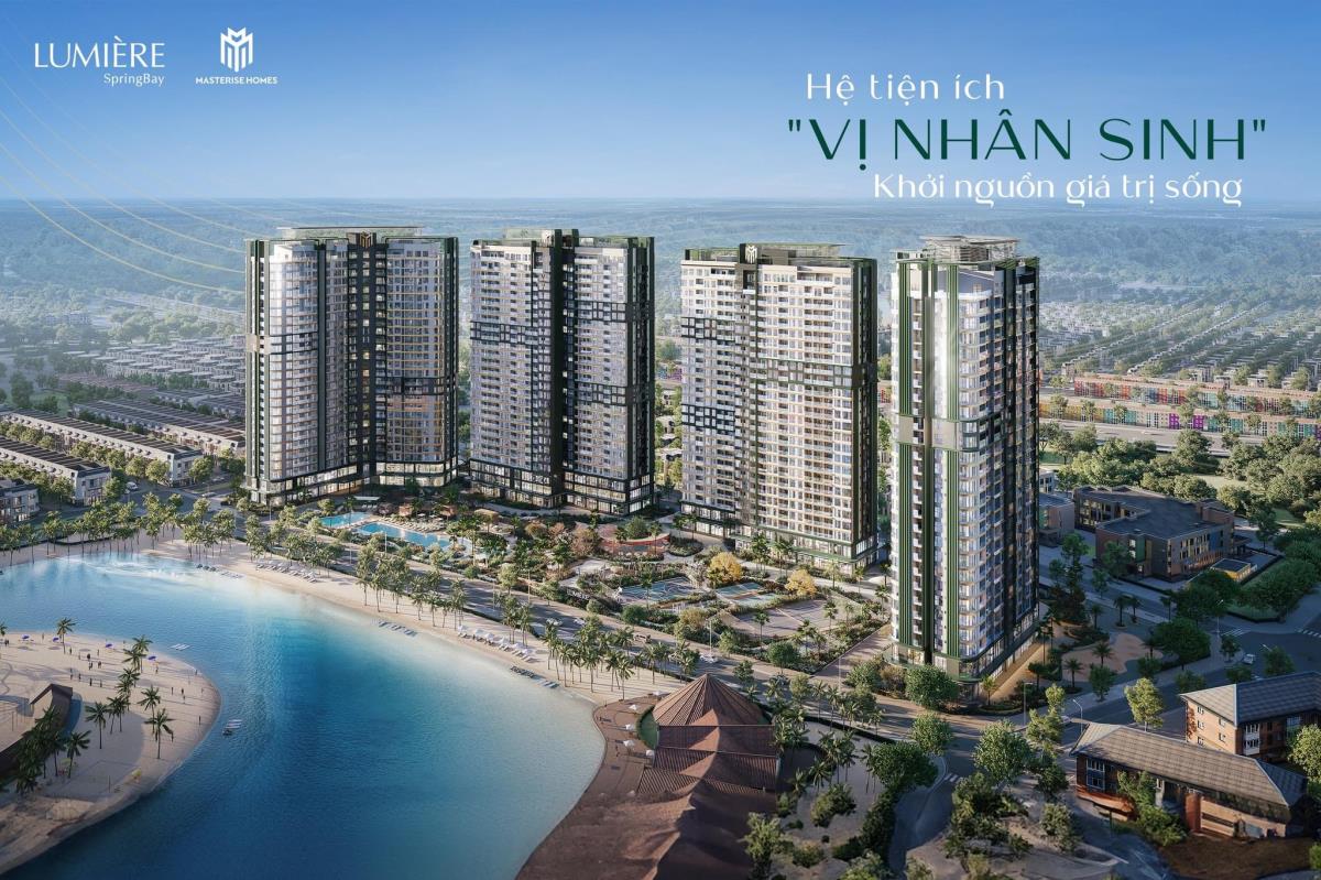 Mở bán căn hộ Lumiere Spring bay 1 2 3 ngủ khu đô thị Vinhomes Ocean Park 2 3