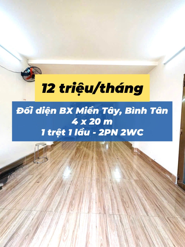 Cho thuê nguyên căn đường xe tải giáp Khu Tên Lửa giá 12 triệu !