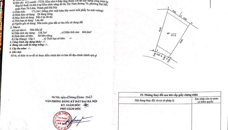 Bán nhà liền kề tại Đại Mỗ, Nam Từ Liêm, Hà Nội