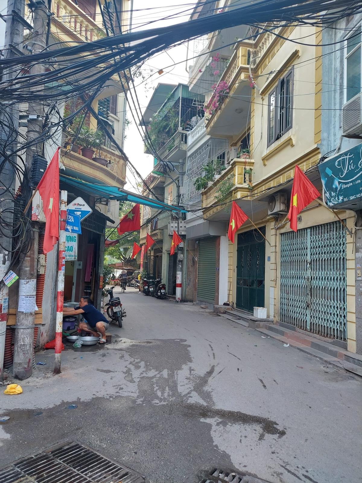 Siêu phẩm hoàng mai 35m 5 tầng 3.68 tỷ  ô tô đỗ cổng, ngõ thông, gần hồ