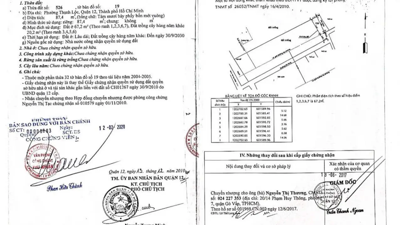 Thạnh Lộc 12 - 25 tỷ sale 5,1 tỷ còn 19,9 tỷ- khu đất 1000m2